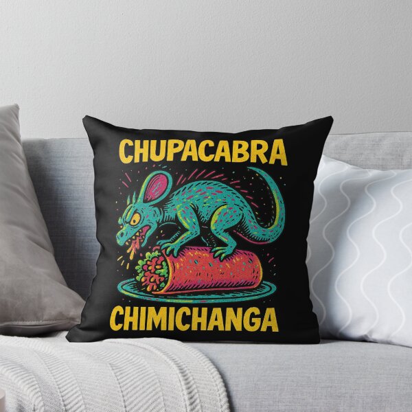 Item preview, Chupacabra Chimichanga – Funny Cryptid Mexican Food Mashup Design	 designed and sold by Victor Shadehorn.