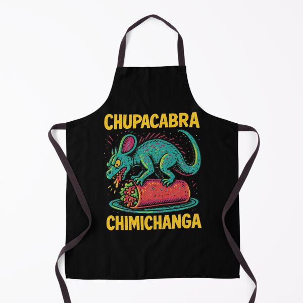 Item preview, Chupacabra Chimichanga – Funny Cryptid Mexican Food Mashup Design	 designed and sold by Victor Shadehorn.
