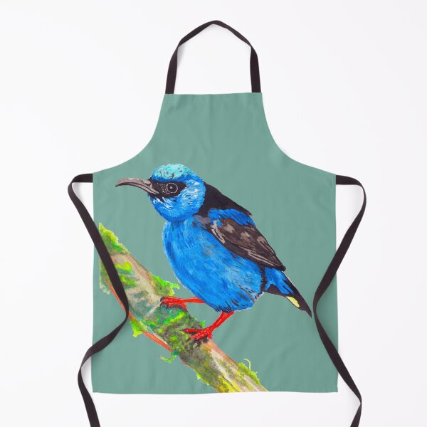 Item preview, Red Legged Honeycreeper designed and sold by matte_hue88.