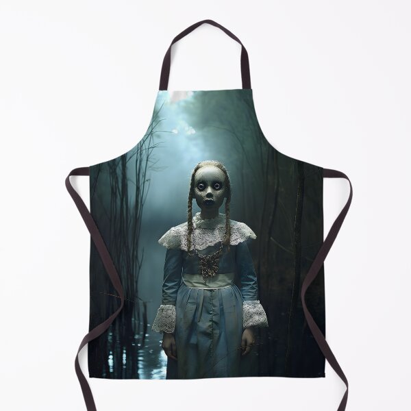 Item preview, Creepy Blonde Girl in the Forest Horror designed and sold by ArtbyJustis.