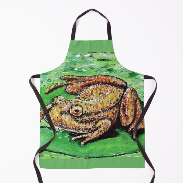 Item preview, Frog on a Lily Pad Painting designed and sold by Art by Kirsten Sneath.