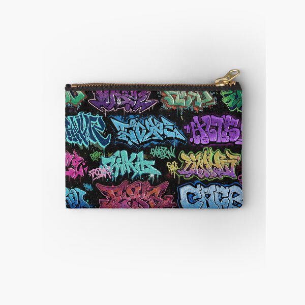 Item preview, 3D Graffiti Tags: European & American Style on Black Wall designed and sold by JohnnyVillas.