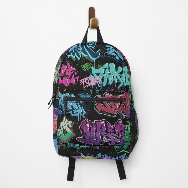 Item preview, 3D Graffiti Tags: European & American Style on Black Wall designed and sold by JohnnyVillas.