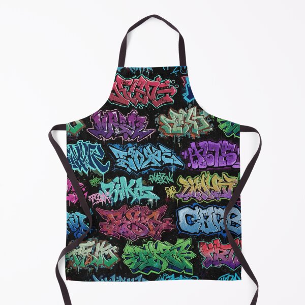 Item preview, 3D Graffiti Tags: European & American Style on Black Wall designed and sold by JohnnyVillas.