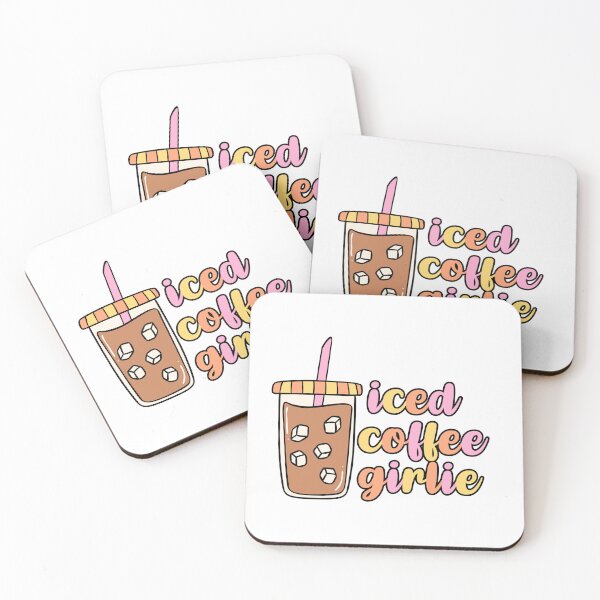 Item preview, iced coffee girlie designed and sold by Sarah Swiftie.