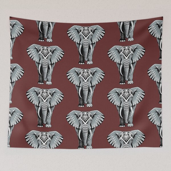 Item preview, Tribal Elephant #1 designed and sold by Interrupt Art.