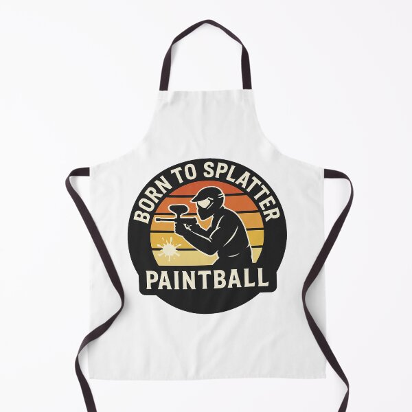 Item preview, Paintball – Retro Vintage "Born to Splatter" Logo designed and sold by OTSC.