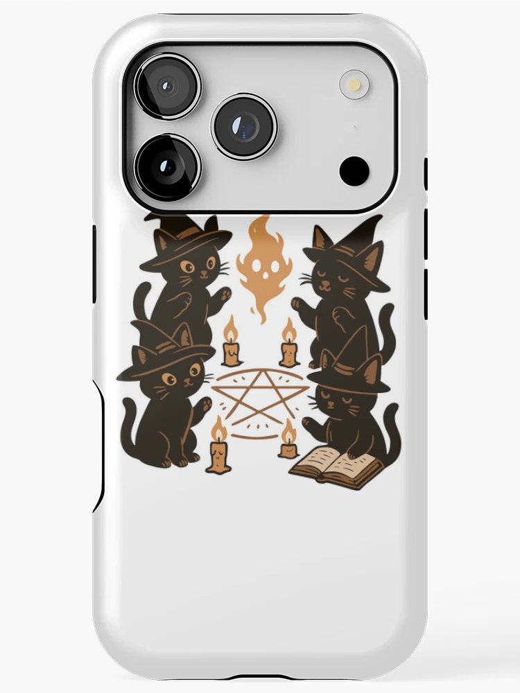 Thumbnail 1 of 4, iPhone Case, Meowgic Ritual designed and sold by RKXShop.