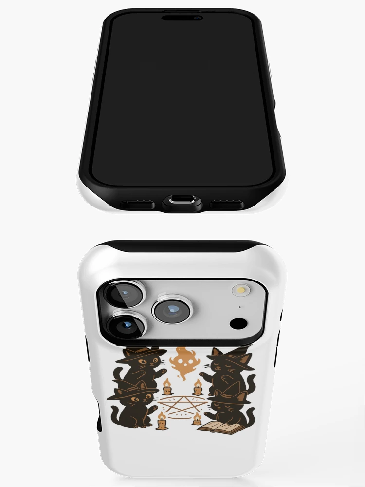 Thumbnail 3 of 4, iPhone Case, Meowgic Ritual designed and sold by RKXShop.