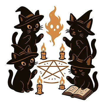 Artwork thumbnail, Meowgic Ritual by RKXShop