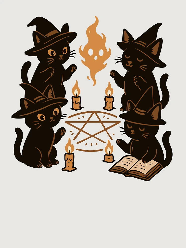 Thumbnail 6 of 6, Premium Oversized Sweatshirt, Meowgic Ritual designed and sold by RKXShop.