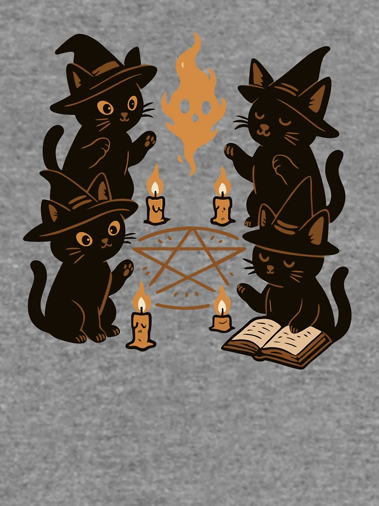 Thumbnail 6 of 6, Lightweight Sweatshirt, Meowgic Ritual designed and sold by RKXShop.