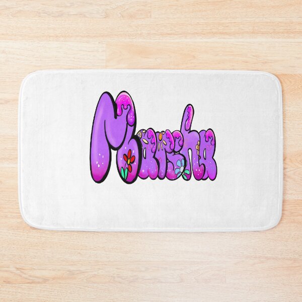 Item preview, Marsha popular girls first name in white. Top 100 Personalized personalised customised name Marsha  designed and sold by Artonmytee.