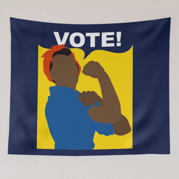 Item preview, Rosie the Riveter says: VOTE! designed and sold by MineEyes.