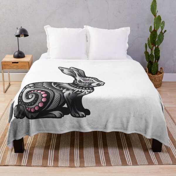 Item preview, Tribal Rabbit designed and sold by Interrupt Art.