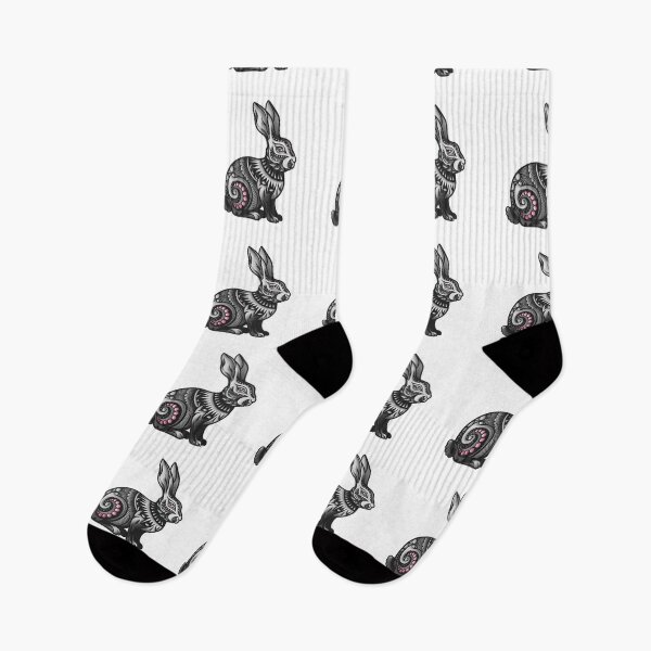Item preview, Tribal Rabbit designed and sold by Interrupt Art.