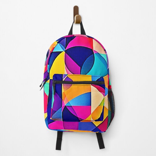 Item preview, Vibrant Geometric Harmony Art designed and sold by Health And Fitness Posts e-Store.