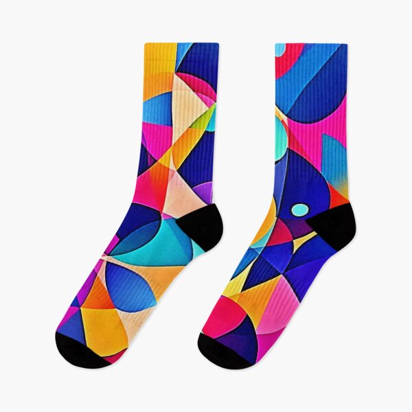 Item preview, Vibrant Geometric Harmony Art designed and sold by Health And Fitness Posts e-Store.