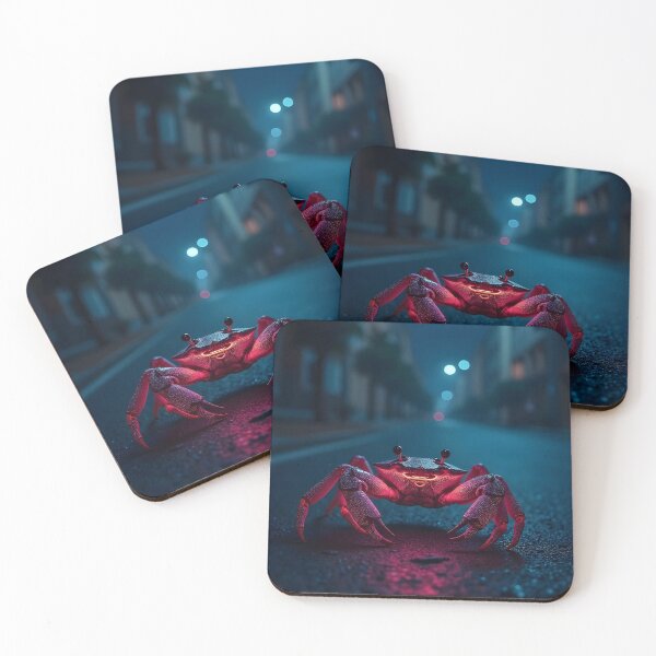 Item preview, Neon Crab Street Wanderer designed and sold by ShadowAndSlate.