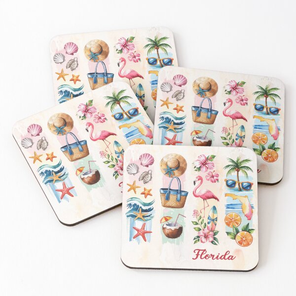Item preview, Florida Brushstrokes designed and sold by Eclectic Monkey.
