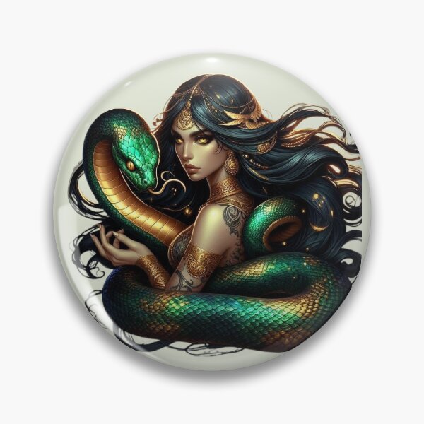 Item preview, Serpent Guardian – Totem Mystical Spirit designed and sold by Roberta Calabrese.