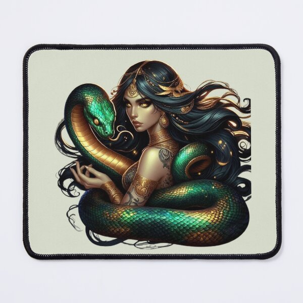 Item preview, Serpent Guardian – Totem Mystical Spirit designed and sold by Roberta Calabrese.