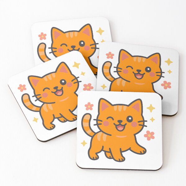 Item preview, Playful Winking Orange Cat Illustration designed and sold by Cuckoo Parrot.