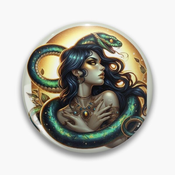 Item preview, Serpent Guardian – Totem Mystical Spirit designed and sold by Roberta Calabrese.