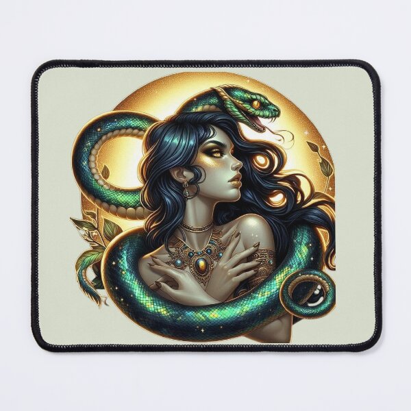 Item preview, Serpent Guardian – Totem Mystical Spirit designed and sold by Roberta Calabrese.