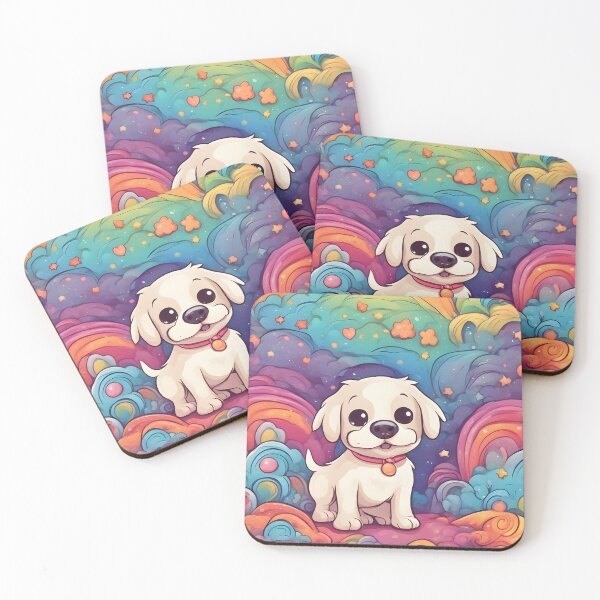 Item preview, Cute and Colorful Puppy designed and sold by almadigitalarts.