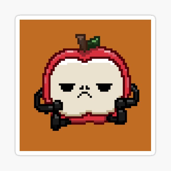 Item preview, Caleb Apple Love and Deepspace Pixel art designed and sold by DaniCosmicArt.