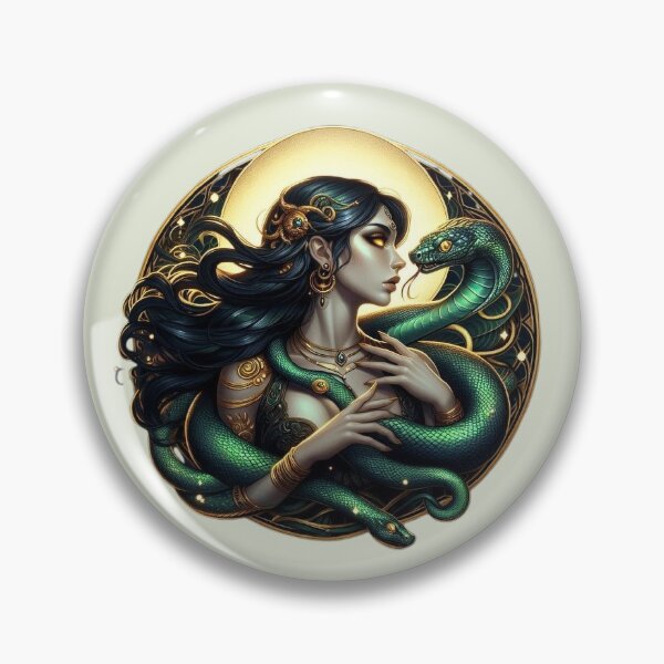 Item preview, Serpent Guardian – Totem Mystical Spirit designed and sold by Roberta Calabrese.