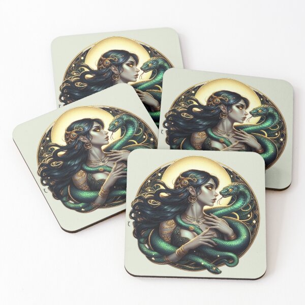 Item preview, Serpent Guardian – Totem Mystical Spirit designed and sold by Roberta Calabrese.