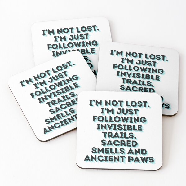 Item preview, Witchy Dog Wanderer Quote – Mystical & Funny designed and sold by Paws and Ink Art.