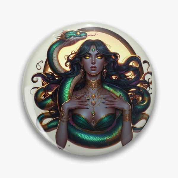 Item preview, Serpent Guardian – Totem Mystical Spirit designed and sold by Roberta Calabrese.