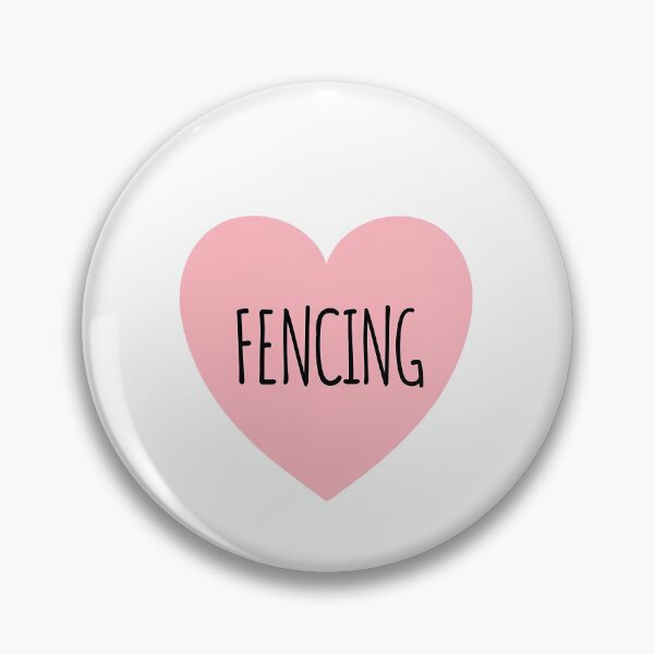Item preview, I Heart Fencing  designed and sold by CharmStudio.