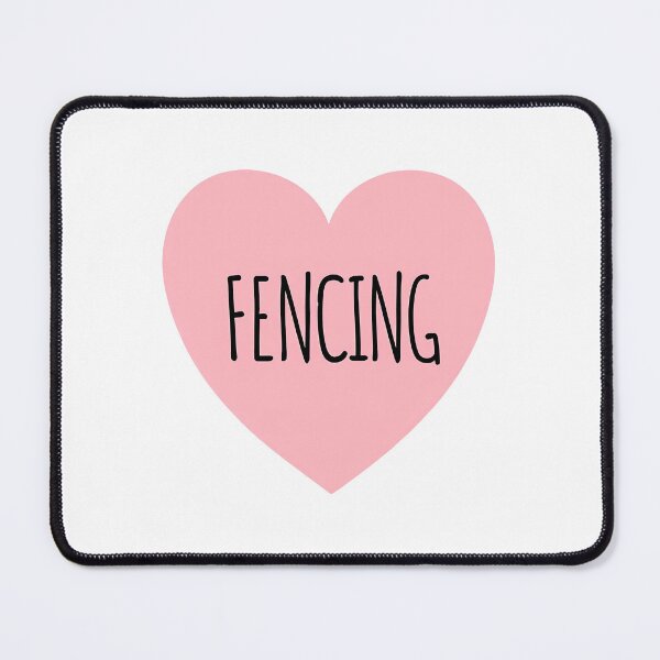 Item preview, I Heart Fencing  designed and sold by CharmStudio.