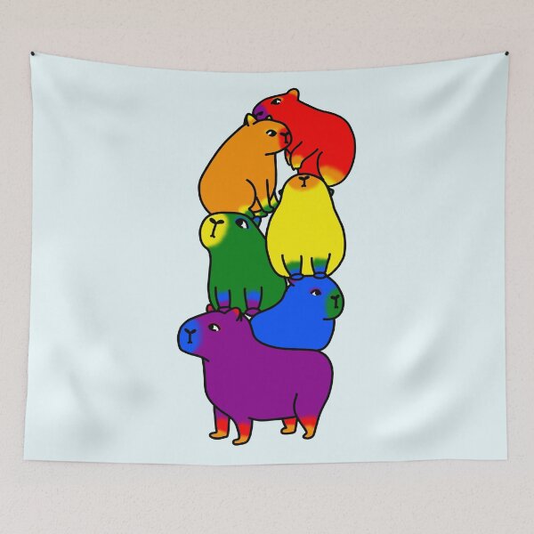 Item preview, Pride Capybara designed and sold by chelsea125.
