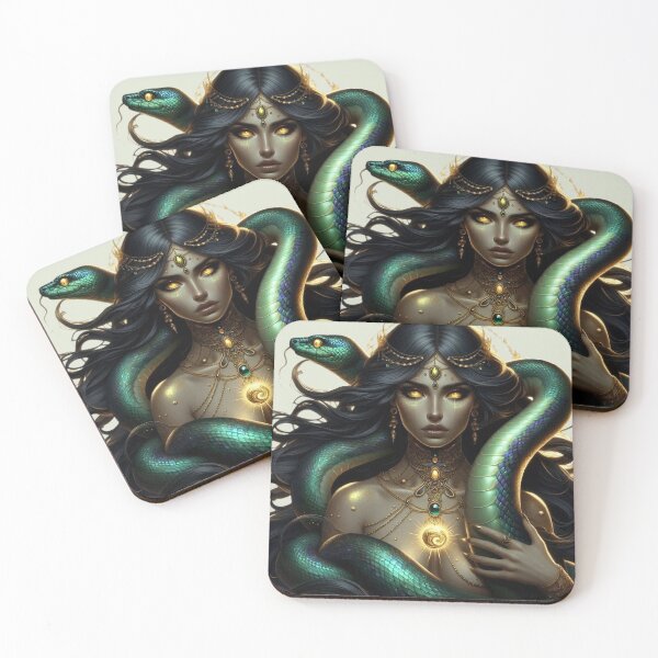 Item preview, Serpent Guardian – Totem Mystical Spirit designed and sold by Roberta Calabrese.