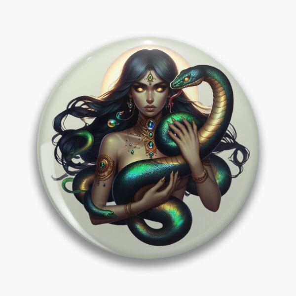 Item preview, Serpent Guardian – Totem Mystical Spirit designed and sold by Roberta Calabrese.