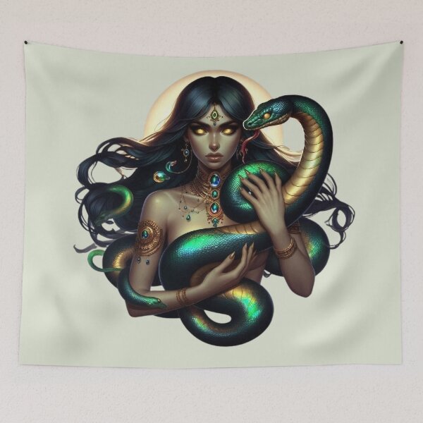 Item preview, Serpent Guardian – Totem Mystical Spirit designed and sold by Roberta Calabrese.