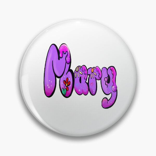Item preview, Mary popular girls first name in purple Personalized personalised customised name Mary  designed and sold by Artonmytee.