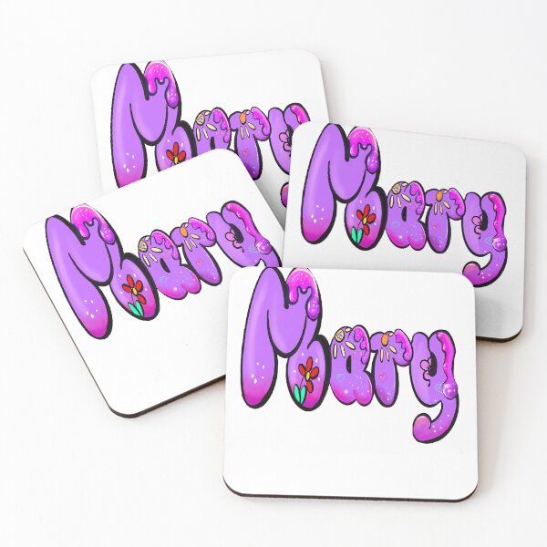 Item preview, Mary popular girls first name in purple Personalized personalised customised name Mary  designed and sold by Artonmytee.