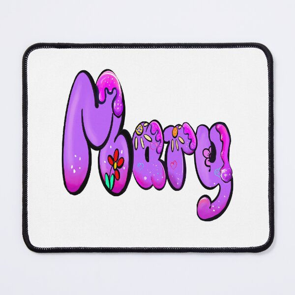 Item preview, Mary popular girls first name in purple Personalized personalised customised name Mary  designed and sold by Artonmytee.