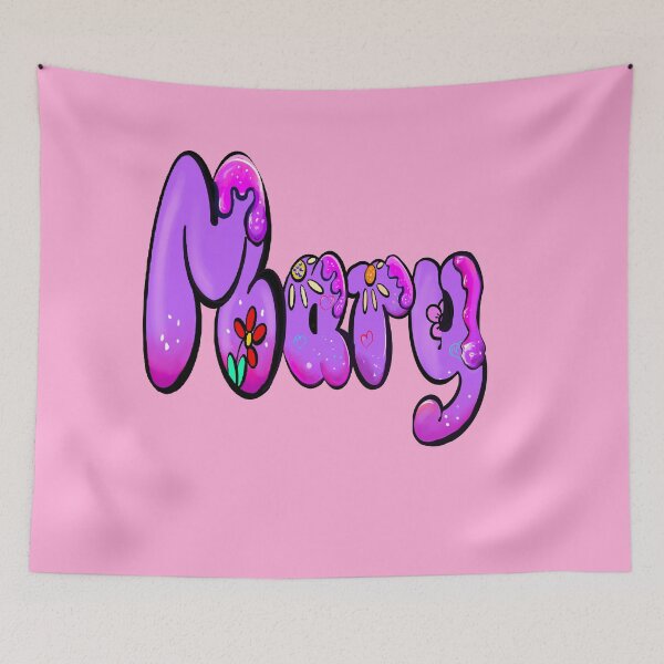Item preview, Mary popular girls first name in purple Personalized personalised customised name Mary  designed and sold by Artonmytee.