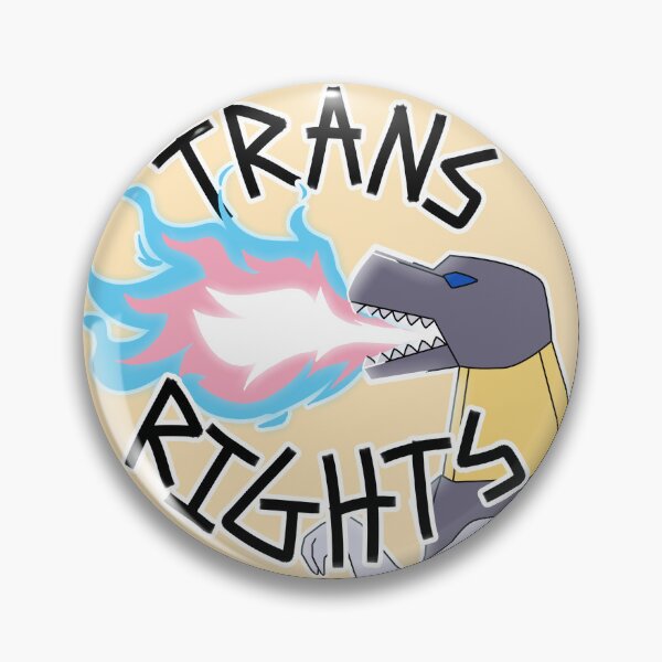 Item preview, Trans Rights Grimlock Transformers (2) designed and sold by PurpleDragon CO.