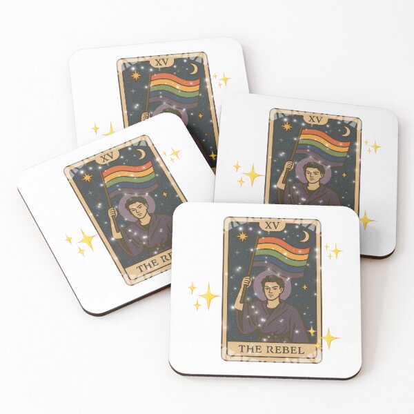 Item preview, Tarot Card: The Rebel – Queer Power & Resistance designed and sold by No Talk Studio .