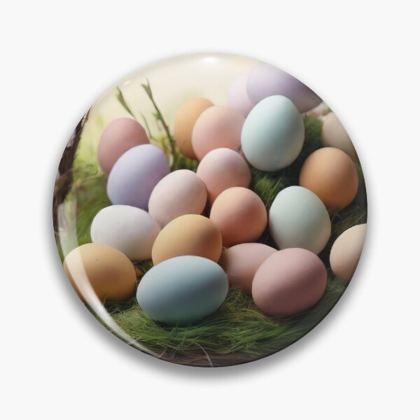 Item preview, Easter colored eggs in a basket designed and sold by digoarpi.