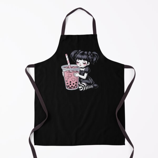 Item preview, Goth Girl Loves Boba – Kawaii Bubble designed and sold by Fragy72.