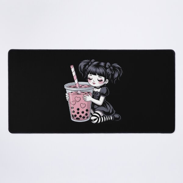 Item preview, Goth Girl Loves Boba – Kawaii Bubble designed and sold by Fragy72.